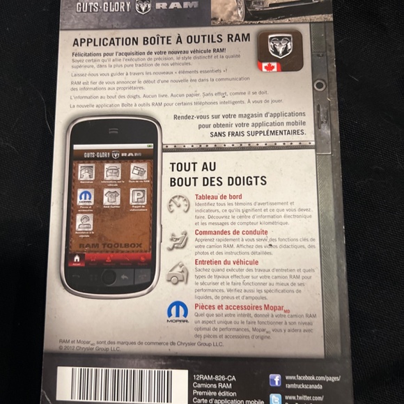 2012 DODGE RAM TRUCKS 1500-3500 GAS/DIESEL OWNER'S MANUAL SET AND PORTFOLIO CASE - Picture 5 of 7